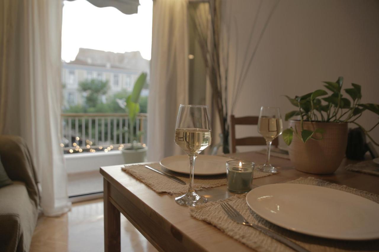 Ferienwohnung Acropolis View-Living Stone Amethyst Athen Exterior foto