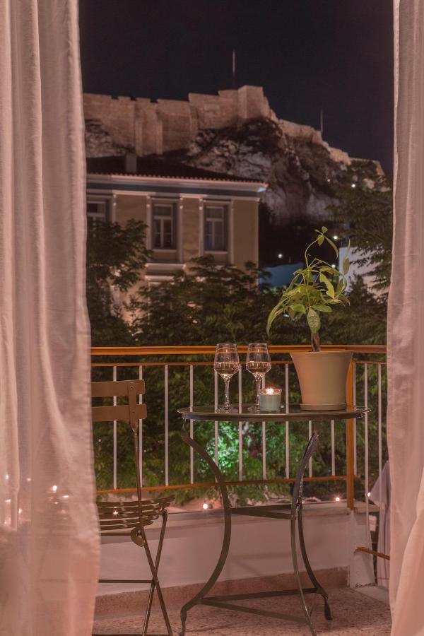 Ferienwohnung Acropolis View-Living Stone Amethyst Athen Exterior foto