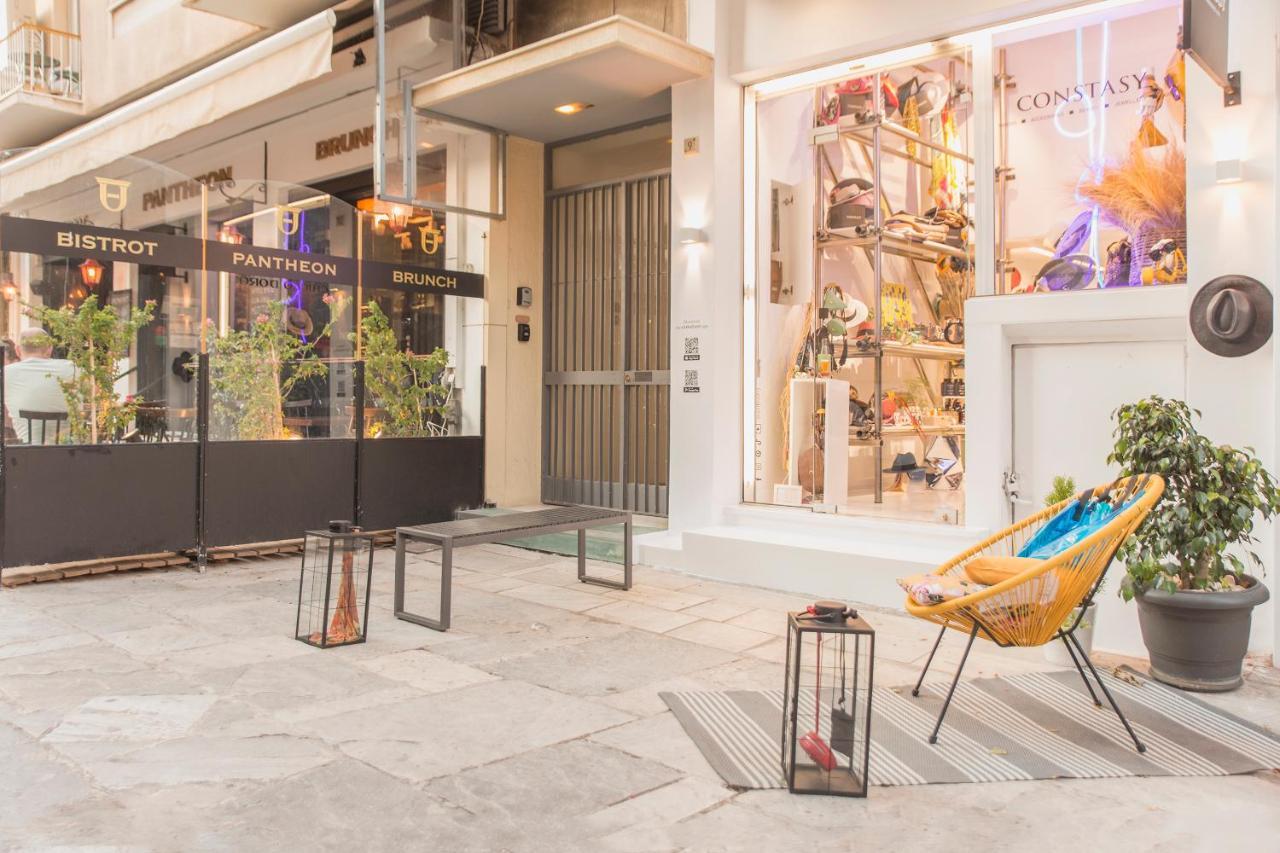 Ferienwohnung Acropolis View-Living Stone Amethyst Athen Exterior foto