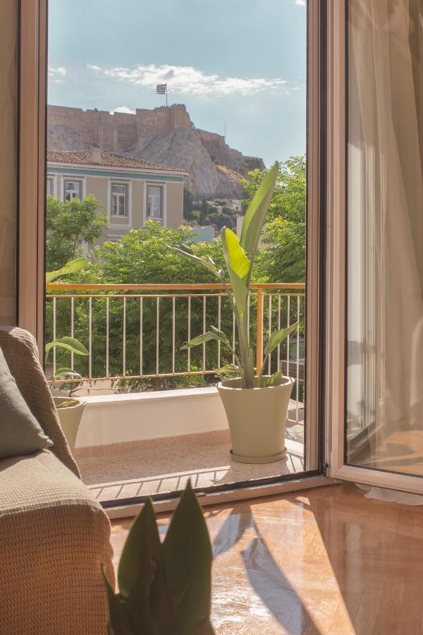 Ferienwohnung Acropolis View-Living Stone Amethyst Athen Exterior foto